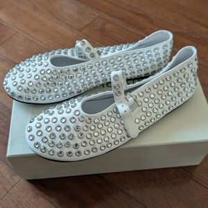 Tony Bianco White Nappa Miami Mary Jane Shoes